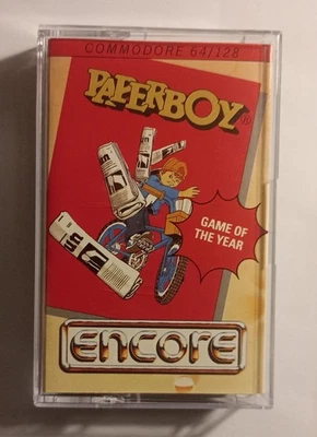 PAPERBOY - Encore version - Commodore 64 C64 C128 - TESTED See photos - Image 1 of 4