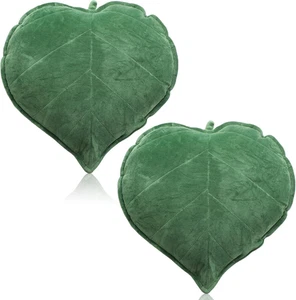 Yookeer 2 Pcs Leaf Shaped Throw Pillow 3D Leaves Plant Decorative Throw Pillows - Picture 1 of 12