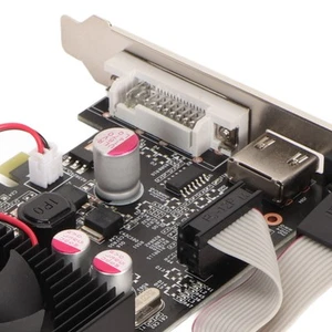 GT210 1G DDR2 64bit Graphics Card Support DVI VGA HD Multimedia Interface Fo ECA - Picture 1 of 22