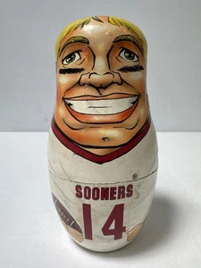 Oklahoma Sooners Football Player Nesting Doll Set- 4 piece - Picture 1 of 15