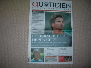 Le Quotidien Officiel Roland Garros 2012 - Montag, 28. Mai 2012 - Bild 1 von 1
