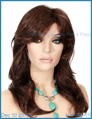 FELICITY | RENE OF PARIS | многослойный волнистый парик | кофе латте коричневый с подсветкой - Изображение 1 из 4