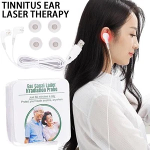 Tinnitus Ear Therapy LLLT Irradiation Physiotherapy Otitis Earplug M2W4 - Picture 1 of 14