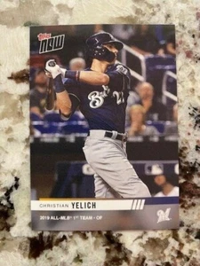 2019 TOPPS NOW ALL-MLB FIRST TEAM CARD OUTFIELD BREWERS CHRISTIAN YELICH - Picture 1 of 1