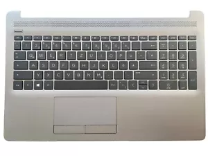 PALMREST + KLAWIATURA + TOUCHPAD HP 250 255 G7 15-DA 15-DB ORYGINALNY NIEMIECKI DE - Zdjęcie 1 z 2