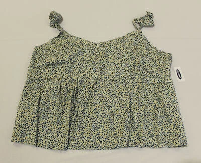 Old Navy Women's Plus Woven Flutter Sleeve Cami Pajama Top LV5 Blue Size 2X NWT - Image 1 of 3