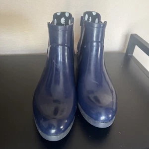 Kate Spade New York Womens Blue Outdoor Ankle Rain Boots Size 8 - Picture 1 of 7