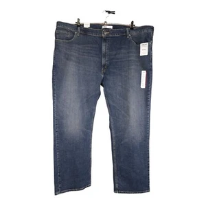 Signature Gold by Levis Strauss Mens Denim Jeans Relaxed Premium Flex 50" x 32" - Picture 1 of 12