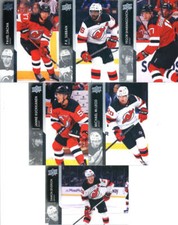 2021-22 Upper Deck Series 2 New Jersey Devils Veteran Team Set of 6 Cards