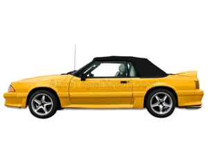 Se adapta a: Ford Mustang Top 91-93 en vinilo negro puntiagudo, solo sección delantera - Imagen 1 de 2