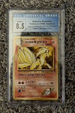Pokemon card - CGC 8.5 Blaine's Ninetales Gym Challenge - Japanese