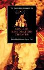 The Cambridge Companion To English Restoration Theatre By Deborah Payne Fisk (En