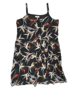 Vestido túnica MILLERS talla grande forrado plisado estampado de aves del paraíso talla 20 - Imagen 1 de 9
