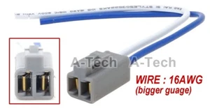 ALTERNATOR 2 PIN Repair Plug Harness Pigtail Connector For GM Chevy 1963-1972 - Picture 1 of 2