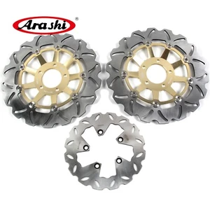 For Suzuki GSX INAZUMA 1200 1999-2002 2000 GSX1200 Front & Rear Brake Disc Rotor - Picture 1 of 14