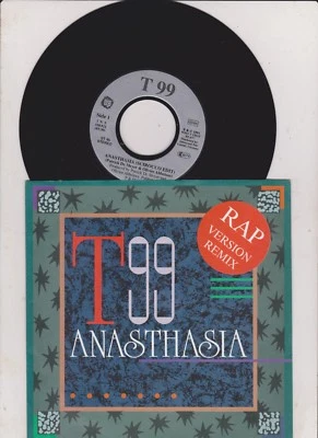 T99 - ANASTHASIA RAP VERSION REMIX 7" SINGLE (near mint )  - Bild 1 von 3
