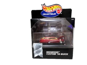 Hot Wheels 100% Black Box Red FIREWOOD CUSTOM '50 BUICK w/Surfboard/Real Riders - Picture 1 of 3