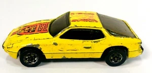 Vintage Yellow 1978 Hot Wheels Upfront 924 Porsche Hong Kong Toy Car Diecast - Picture 1 of 6