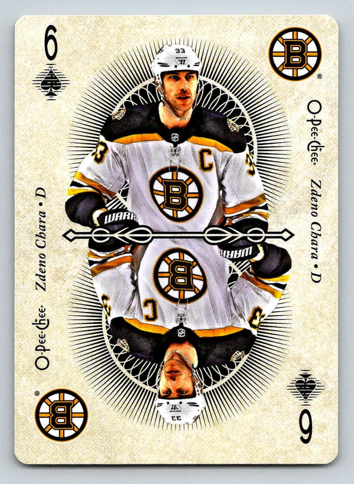 2018-19 O-Pee-Chee Playing Cards #6S Zdeno Chara (ref 179974) - Image 1 of 2
