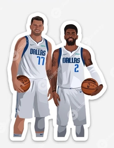 Kyrie Irving & Luka Doncic MAGNET - Dallas Mavericks NBA Texas Basketball Cover