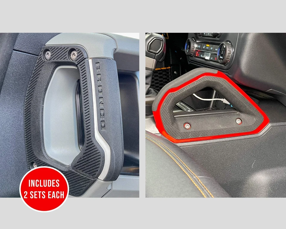 Наклейки накладные ручки для захвата изменение цвета акцент 2021+ Ford Bronco - Изображение 1 из 4