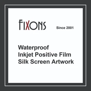 Película positiva para impresión de pantalla por inyección de tinta impermeable 13"" x 18"" 50 hojas - Imagen 1 de 2