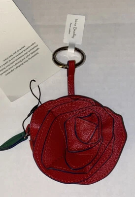 Vera Bradley La Bella y la Bestia Bonjour Campana Rosa Bolso Dije Monedero Nuevo con Etiquetas Foto 1 de 4