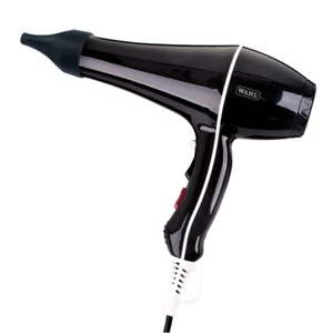Secador de pelo Wahl PowerDry negro con 3 ajustes de calor y 2 velocidades 2 boquillas 2000W - Imagen 1 de 1
