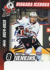 2014/15 Niagara IceDogs Autographs - BILLY JENKINS