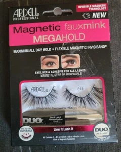 Ardell Professional Magnetic fauxmink False Lashes, All Day Hold & Reusable #818 - Picture 1 of 2
