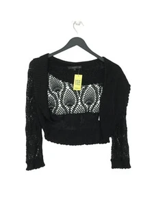 Coast Women's Cardigan M Black 100% Viscose Round Neck Cardigan - Picture 1 of 5