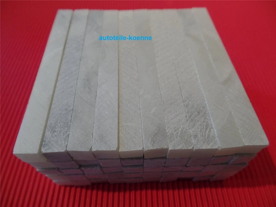 50x Schweißerkreide 10x10x100mm Speckstein weiß natur #