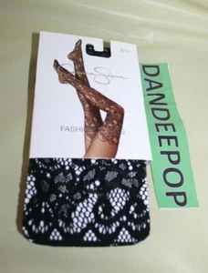 Jessica Simpson Fashion tights Style 31451 Women's S/M Black - Picture 1 of 3