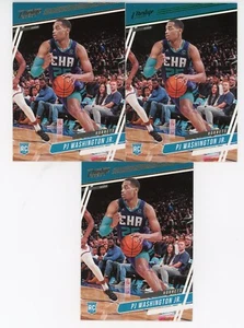 3 Card Lot 2019-20 Chronicles PJ WASHINGTON PRESTIGE BRONZE GREEN RC - Picture 1 of 1