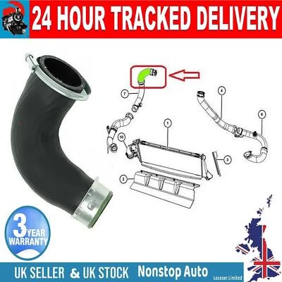 TURBO INTERCOOLER HOSE PIPE FOR JEEP PATRIOT COMPASS 04891697AB - Image 1 of 4