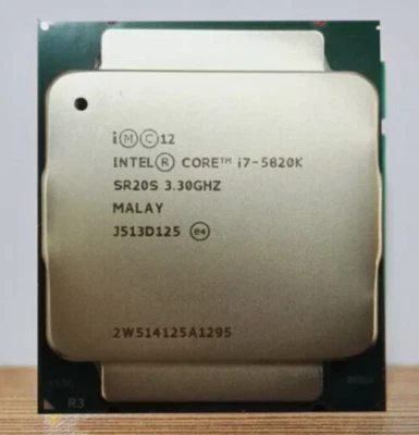 Intel Core i7-5820K 3.3 GHz LGA2011-3 6 Core SR20S CPU Processors 15 MB - Image 1 of 2