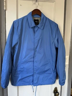 AUTÉNTICA Chaqueta Ligera Theory Para Hombre City Coach Azul Nylon Talla S y M Foto 1 de 4