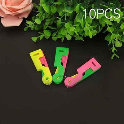 10 PCS Automatic Needle Thread Guide Tool Home Elderly Use Easy Sewing Threader - Image 1 of 4