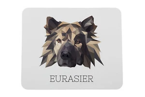 Eurasier sous-main géométrique Art-Dog - Photo 1/4
