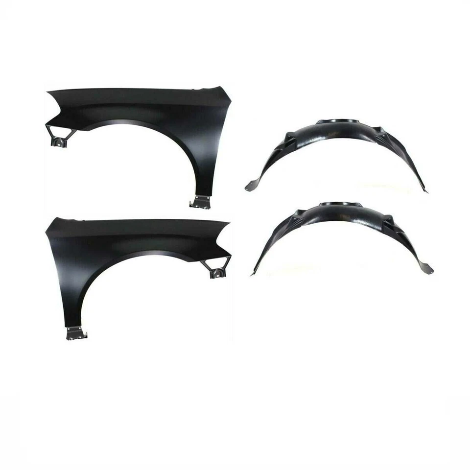Juego de 4 kit de guardabarros delantero lado derecho y derecho para Chevrolet Impala 2006-2013 Foto 1 de 4