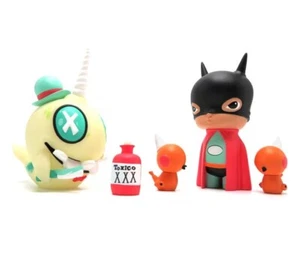 Kathie Olivas x Brandt Peters The Bat Boy&Whale Vinyl Figure Sofubi H16CM(6.3in) - Picture 1 of 5