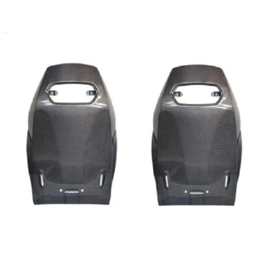 Tapa trasera de asiento de auto de fibra de carbono seca 2 piezas para Lamborghini URUS 2018-22 Foto 1 de 4
