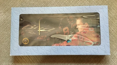 NASCAR Jebco Wall Clock Dale Earnhardt Jr #8 Budweiser Numbered 5 of 2000 NEW Cover