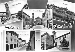 AL6-137) SALUTI DA RONCOFREDDO VEDUTE VIAGGIATA FORLI' CESENA  - Picture 1 of 2