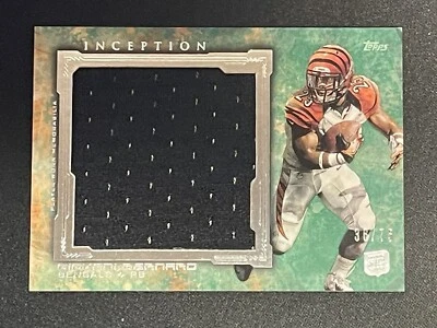 /75 2013 NFL INCEPTION JUMBO JERSEY Giovani Bernard RC Rookie Bengals RELIC GB - Image 1 of 4