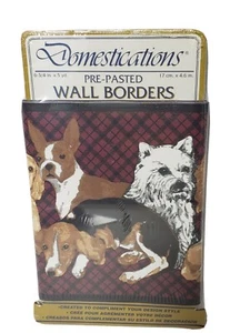 Domestications Dogs Wallpaper Border Pre-pasted Friends For Life 5 Yards New - Picture 1 of 3