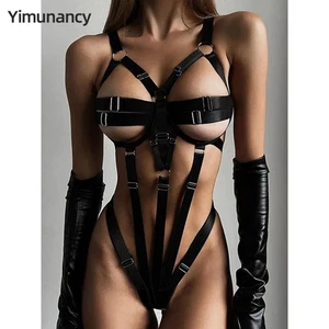 Intimo Lingerie Sexy Toy Bdsm Bondage Sadomaso Fetish Reggiseno a Catenelle Body - Foto 1 di 9