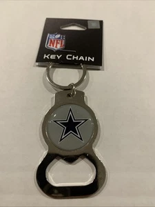 DALLAS COWBOYS Premium Bottle Opener Key Chain Decal Emblem Keychain Football - Picture 1 of 2