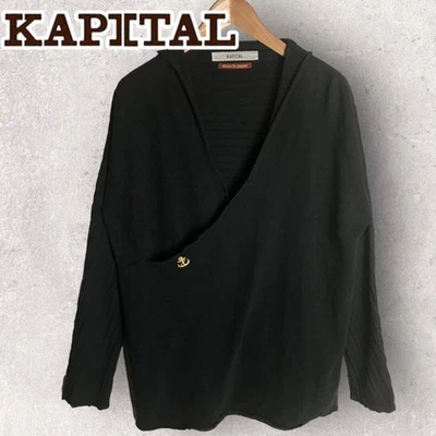Camisa Pullover Kapital Capital Algodón Negra Para Hombre Talla M Japón Original Foto 1 de 4