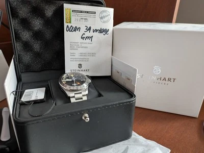 Steinhart Ocean 39mm Vintage GMT Gnomon Exclusive Full Set - Image 1 of 4